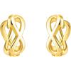SOFIA MILANI - Orecchini da Donna in Argento 925 - Placcati in Oro - Creoli ad Infinito - E2537