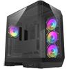 darkFlash DC-DY570-B-ES1, Full Tower, PC, Schwarz, ATX, EATX, micro ATX, Mini-ITX, 3x 120 mm, 1x 120 mm