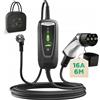 bez marki WISSENERGY Cavo di ricarica per veicoli elettrici da 3,6 kW, a 2 poli, monofase, 10-16 A, lunghezza 6 m