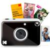 Kodak Printomatic+ Fotocamera Digitale Istantanea 10MP con LED RGB, Stampa Foto a Colori su Carta Zink 2x3" - Nera