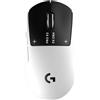 Logitech G PRO X2 SUPERSTRIKE, Per destrimani, Ottico, RF Wireless + USB Type-C, 44000 DPI, 0,125 ms, Nero, Bianco