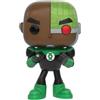 FUNKO POP CULTURE TEEN TITANS GO CYBORG COME GREEN LANTERN FIGURINA NOVITÀ! Funko