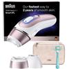 Braun Skin i expert, tecnologia a impulsi luminosi (IPL), oro rosa, bianco, CA, 100-240 V, 50/60 Hz, 70 mm