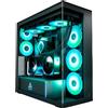 Arctic Case Xtender Vert.GPU Nero con vetro trasparente - Midi/Minitower - ATX