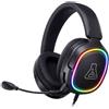 THE G-LAB Cuffie da gioco RGB con cavo - - KORP MERCURY - Tessuto - Microfono retrattile - Stereo - Tutte le piattaforme