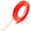 COLLECTOR - Nastro biadesivo rosso - Adesivo super forte - Ideale per elettronica, vetro e metallo - 3 mm x 50 m