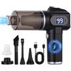 Yuxava Aspirapolvere Per Computer, Aria Compressa Elettrico con luce LED, 50000 RPM Cordless Portable Vacuum,Elettrico Rimuovi Polvere Senza Fili & Aspirapolvere, per Tastiera,PC,Pulizia Casa,Auto