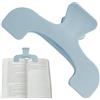 Frfik Clip per Quaderno - 4,72 Pollici, Porta Pagina Libro | Portatile, Molletta Segnalibro Gadget da Lettura, Clip Libro Antiscivolo Mani Libere per Studenti, Donne, Uomini, Materiale Scolastico per Casa,