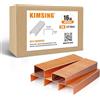 China-top Silver KIMSING 16 Gauge 18 mm Length Carton Closing Staples, 2000 PCS/Box, 34,7 mm Crown, for Cardboard Box Closing (3518 Carton Closing Staples)