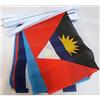 AZ FLAG Ghirlanda 9 Metri 30 Bandiere 30 Paesi Dei Caraibi 21x15cm, Bandiera Nazioni Di Caraibe 15 x 21 cm - Festone Bandierine
