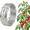 AMAGABELI GARDEN & HOME Amagabeli Galvanized Iron Wire for Fences Ø0.7mm x 50m Galvanized Coated Wire Rope Reel, Ideal for Tensioning Metal Networks