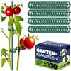 KADAX Clip per piante Ø 2,5 cm, 100 pezzi, clip per piante in plastica, clip per pomodori, clip per piante rampicanti in serra e giardino