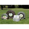 Lacogreen Kit Bordura GRIGIO MT 15 mm 4 Decorazione Giardino Duttile Flessib Lacogreen