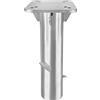 Froadp Base universale per ombrellone, supporto per ombrellone, ancoraggio a terra, argento (1 pezzo)