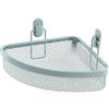 Inbagno Mensola Angolare Bagno In Acciaio Verde Acqua - Ripiano Singolo - Doppio Fissaggio L 23,5 Cm - Linea Taki