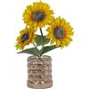 LearnLyrics Lampada Da Tavolo Girasole - Lampada D'accento Decorativa, Ornamento Per Illuminazione D'atmosfera Morbida, Elemento Di Illuminazione Per Interni, Illuminante Per Spazi Estetici| Da Notte Flor