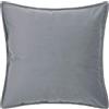 Morbidissimi - Set 2 Fodere Copricuscino Arredo Danae in Velluto 40x40 cm Grigio, Cuscini Decorativi con Cerniera Nascosta, Tinta Unita per Divano Letto Poltrona, Senza Imbottitura AC212