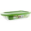 Pyrex C&S Basic Pirofila Rettangolare con Coperchio, 15 x 23 x 4,5 cm