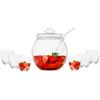 Bohemia Crystal Bohemia Cristal 093 006 146 Bowle Set, 9 Pezzi, Vetro, Trasparente, 32 x 32 x 41 cm