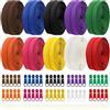 Dwitkul Set di Cerniere in Nylon da 2.6 cm Cerniere Lampo Lunga 30 M 10 Colori con Cursori e Finale Cerniere Lampo a Metro per Giubbotti Abbigliamento Borse Astucci Biancheria da Letto (B)