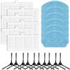 FACULX Kit di ricambio per robot aspirapolvere Cecotec per Conga 999 X-Treme - panni , filtri, spazzole laterali