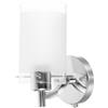 Yardenfun Lampada da Parete in Vetro Portalampada E27, Design Salvaspazio e Montaggio a Muro, per Bagno e Ingresso Stile Moderno e Decorativo Stili multipli
