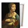 My Custom Style Stampa su Tela Canvas intelaiata #Arte-Dama Ermellino, Leonardo# quadretto 35x25cm (Telaio + Tela)