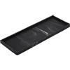 sourcing map Vassoio da bagno in silicone, 40 x 15 cm, infrangibile, organizer per lavello da cucina, per sapone, chiavi, candele, gingillo, marmo nero
