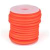 Craftdady 10m Tubo Cavo di Gomma PVC Avvolto Intorno per Memoria Filo Collana Braccialetto Maglia, Arancione Rosso