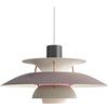 NSXBY E27 (In Vi Edei) Nordic Designer Danese Arte Lampadario,Vestibilità Facile Multistrato Testa Sin,Moderno Ristorante Bar Caffè Durante La Luce,Semplice Pulsante Alluminio Lampadari-Grigio sfumato 30cm