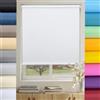 YANHONG Tende a Rullo Per Interni Rullo Klemmfix 120 x 60 cm Montaggio senza Forare, Tenda Termica, tende oscuranti, con catenella per Porte e Finestre, Bianco