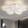 BAYHT Plafoniera LED Soffitto, 120W Lampada da Soffitto con Matter Compatibile con HomeKit, Alexa, Google e IFTTT, Moderna Plafoniera Intelligente per Soggiorno, Camera da Letto, Sala da Pranzo