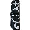 Russo Tessuti Telo Multiuso Arredo Divano Grand Foulard Tovaglia Ghirigori Giulia 240x270cm-Nero