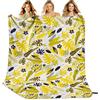 Hexify Telo Mare xxl 200x145 cm, Asciugamano Grande In Microfibra Ad Asciugatura Rapida, Telo Bagno Senza Sabbia, Coperta Da Spiaggia Donna (Giallo)