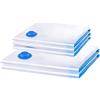 Etrexonline Sacchetti Sottovuoto Salvaspazio, Set da 5-3x50x60 cm e 2x60x80 cm, Ideali per Vestiti, Piumoni, Coperte e Cuscini