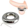 DFADSVCNM Anello for pene in acciaio inossidabile, anello for testicoli,peso for testicoli pesante da 420 g,giocattolo sessuale for uomini e coppie.