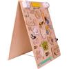 3toysm Leo - Quadro di attività sensoriale Montessori Busy Board in legno autoportante double face naturale Zoo 75 cm