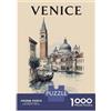 sinyumoney Puzzle Per Adulti 1000 Pezzi Venice Canal Scene Puzzle Per Adulti Giochi Per Famiglie Regalo Di Compleanno Regali Unici Per Compleanno E Natale 70x50cm/1000pcs