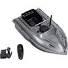 HeinaTond Barca per mangimi con GPS 500 m RC Bait Boat 1,5 kg, con luce a LED, doppio motore per pesca notturna, esca da pesca, barca con controllo remoto, ritorno automatico, barca con ecoscandaglio