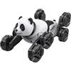 Générique Giocattolo telecomandato auto | Panda Robot Cascata con proiezione luminosa,Robot Panda Corsa Interattivo per, Adolescenti, Giovani e Regalo Amici Studenti