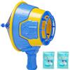 Generic Macchina per bolle - Lanciabolle portatile, girandola a per esterni | Generatore di bolle a getto d'aria elettrico, attrezzatura da gioco automatica con spruzzo di sapone per giardino,
