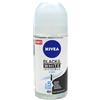 NIVEA Deodorante roll-on da donna, Invisible for Black & White Pure, confezione da 6 (6 x 50 ml)