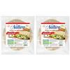 NATTURA Piadina con Grano Kamut Bio, 3 Piadine all'Olio Extravergine di Oliva con Grano Kamut, Senza Lievito, Prodotto Vegano Senza Olio di Palma, 200 g (Confezione da 2)