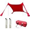 Generico Tendalino da spiaggia | Tende da Esterno per Tettoie da Sole Riutilizzabili Resistenti ai Raggi UV per da Spiaggia per per Posto Auto Coperto da Giardino Esterno