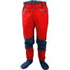 ITRHJTGP Waders Pesca Abbigliamento Pantaloni da trampoliere alti a vita alta traspiranti a 4 strati, trampolieri impermeabili durevoli for gli uomini, pesca a mosca all'aperto(Red,XXL)