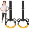 Generic Ginnastica Anelli per bambini | Anelli di allenamento della forza, anelli da ginnastica Swing Bar anelli da palestra
