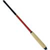 Garpotic Canna da pesca telescopica ultra corta in carbonio con impugnatura in legno, leggera e sensibile, parete spessa vuota, tascabile da viaggio, attrezzatura da pesca (2,4 m, rosso)