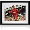 Exclusive Memorabilia Foto del Liverpool autografata da Michael Owen e incorniciata.