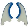 Generico Pinne gemelle in Fibra di Vetro, Accessori for Tavole da Surf Blu e Bianche Misura G5i