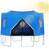 Generico Copertura per Tenda Elastica, Protezione Antivento, Protezione per Cortili, Ombra, Tetto, Solare Impermeabile, per Esterni, in Tela, per Cortile, Giardino, Patio, Campeggio, Palestra, Picni